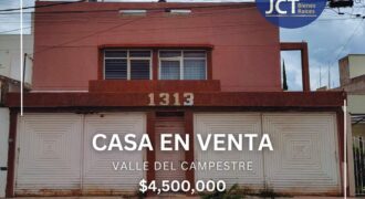 462JCTCVM CASA EN VENTA A PRECIO DE TERRENO EN CALLE MONTE EVEREST EN AGUASCALIENTES.