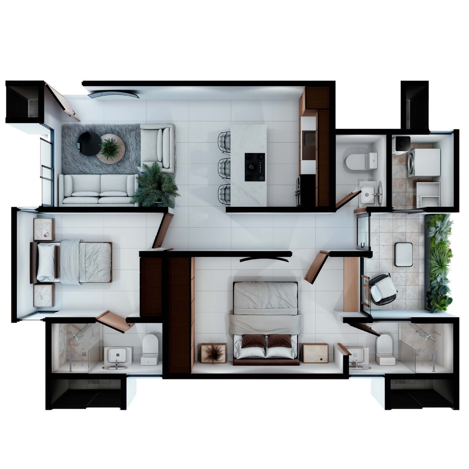 721JCTDVA DEPARTAMENTOS EN VENTA, GREEN TOWERS NORTE ARROYO DEL MOLINO, AGUASCALIENTES.