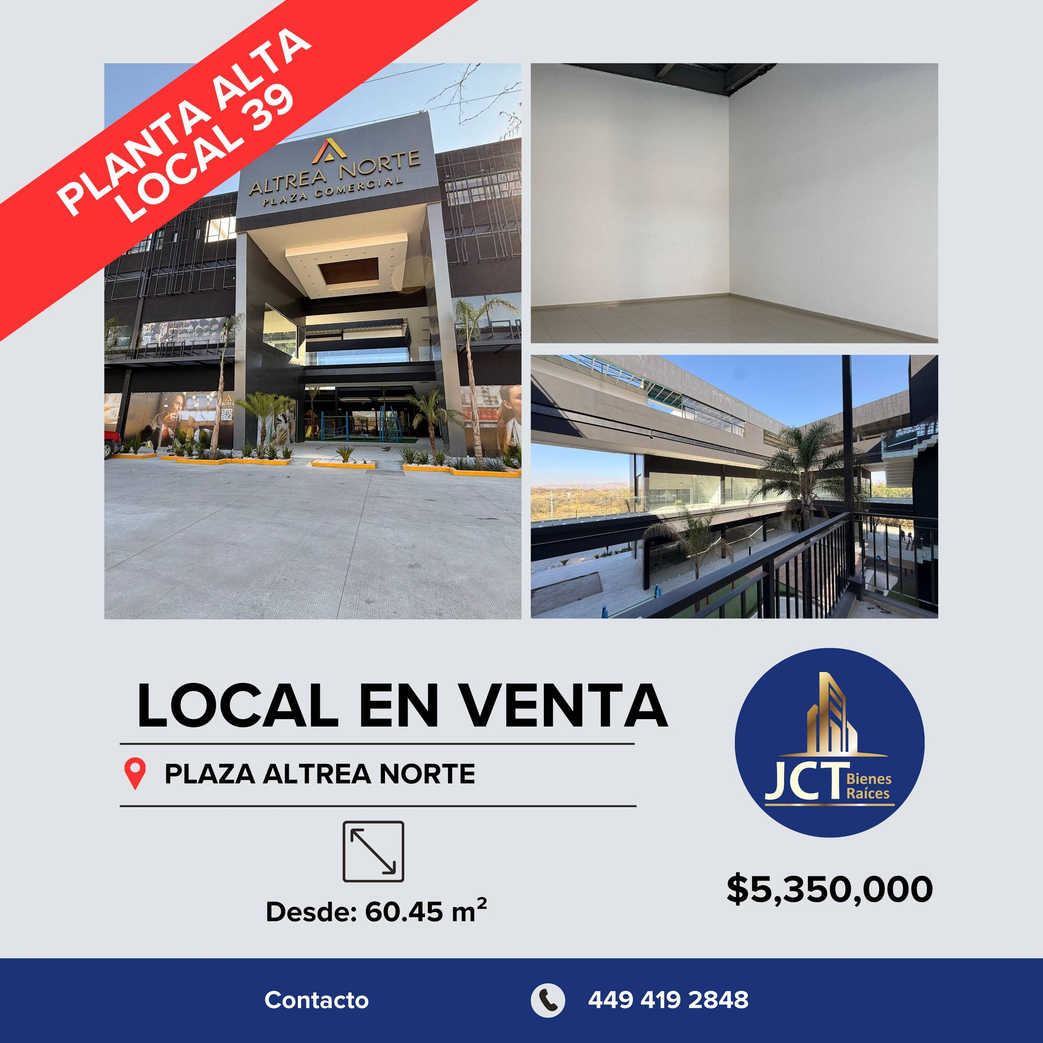 229JCTLVT EXCELENTE OPORTUNIDAD DE INVERSIÓN, APROVECHA ESTA EXCLUSIVA VENTA DE LOCALES ZONA TEC DE MONTERREY, AGUASCALIENTES.